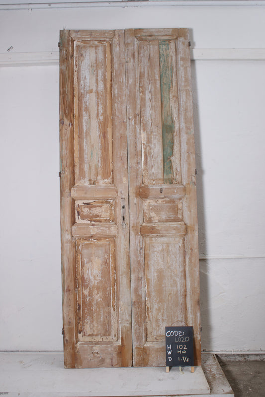 VINTAGE DBL FRENCH DOOR L020