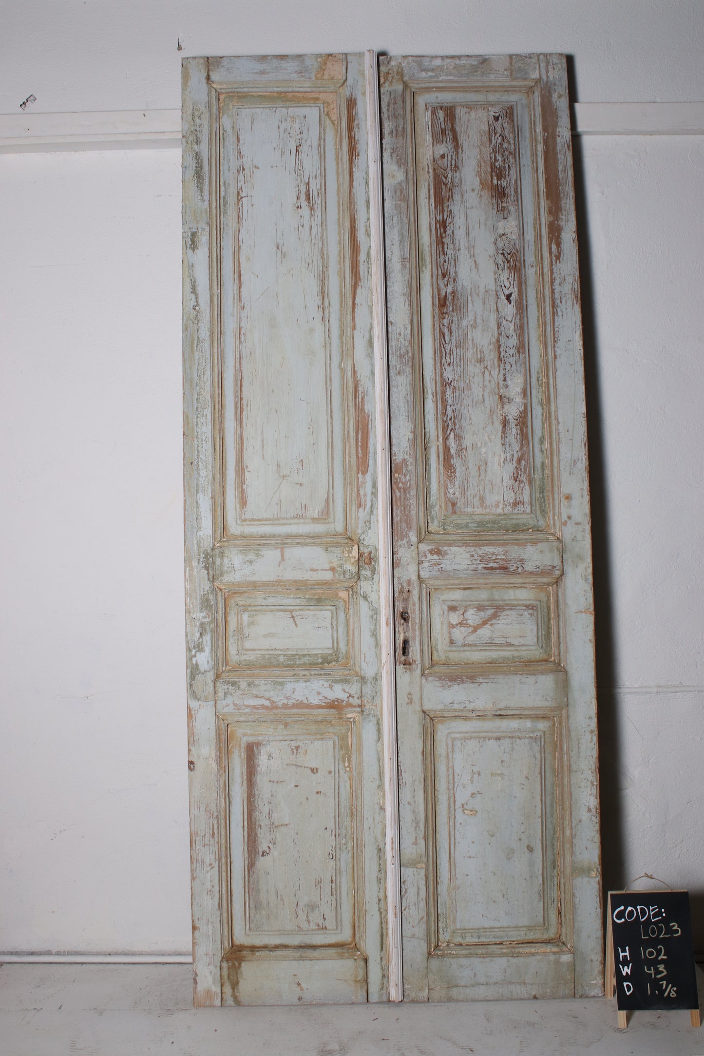 VINTAGE DBL FRENCH DOOR L023