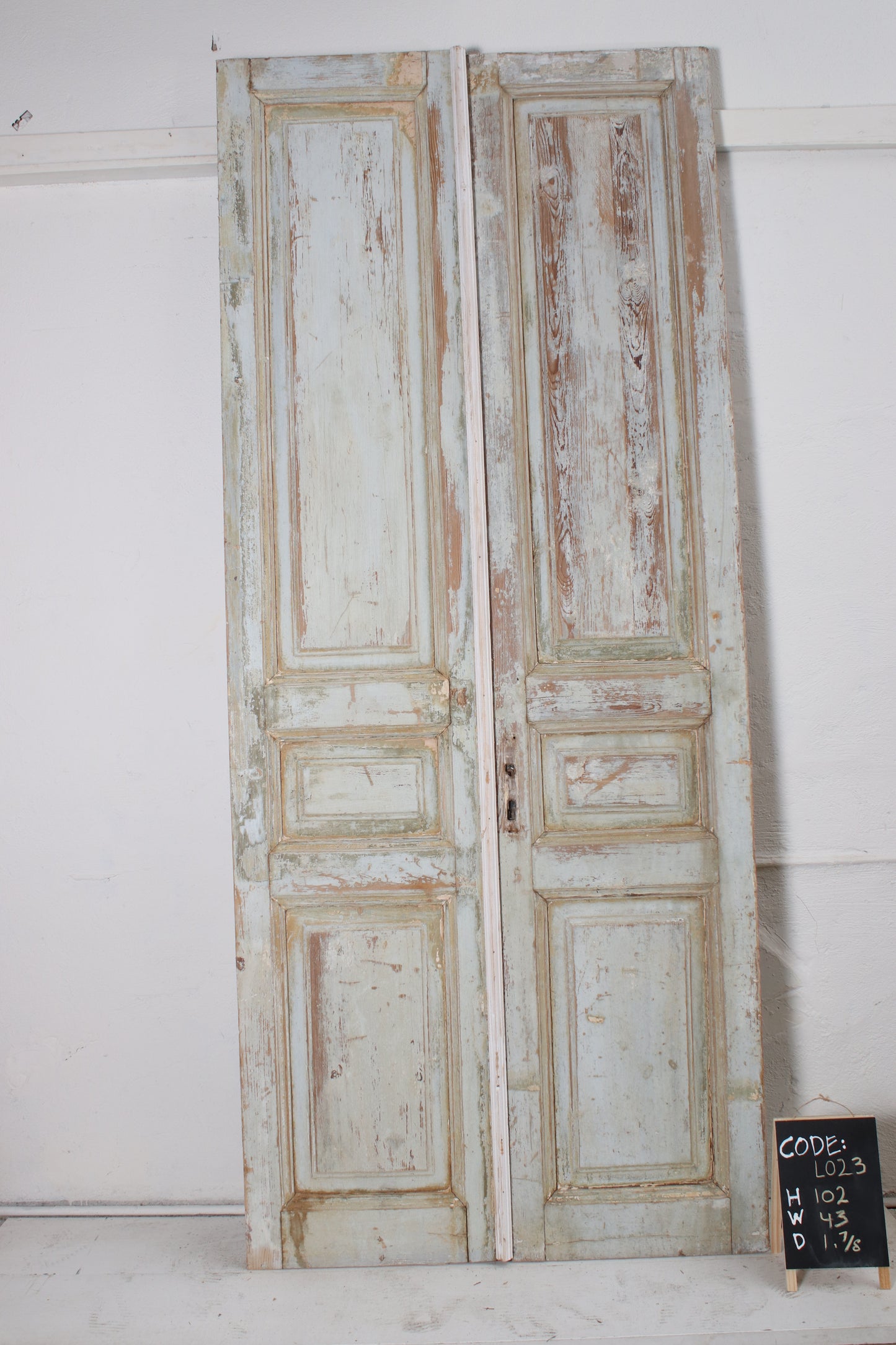 VINTAGE DBL FRENCH DOOR L023