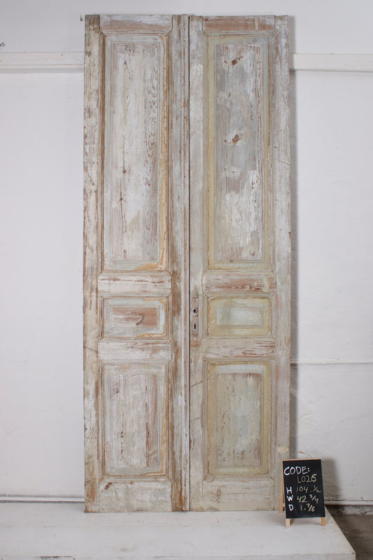 VINTAGE DBL FRENCH DOOR L026