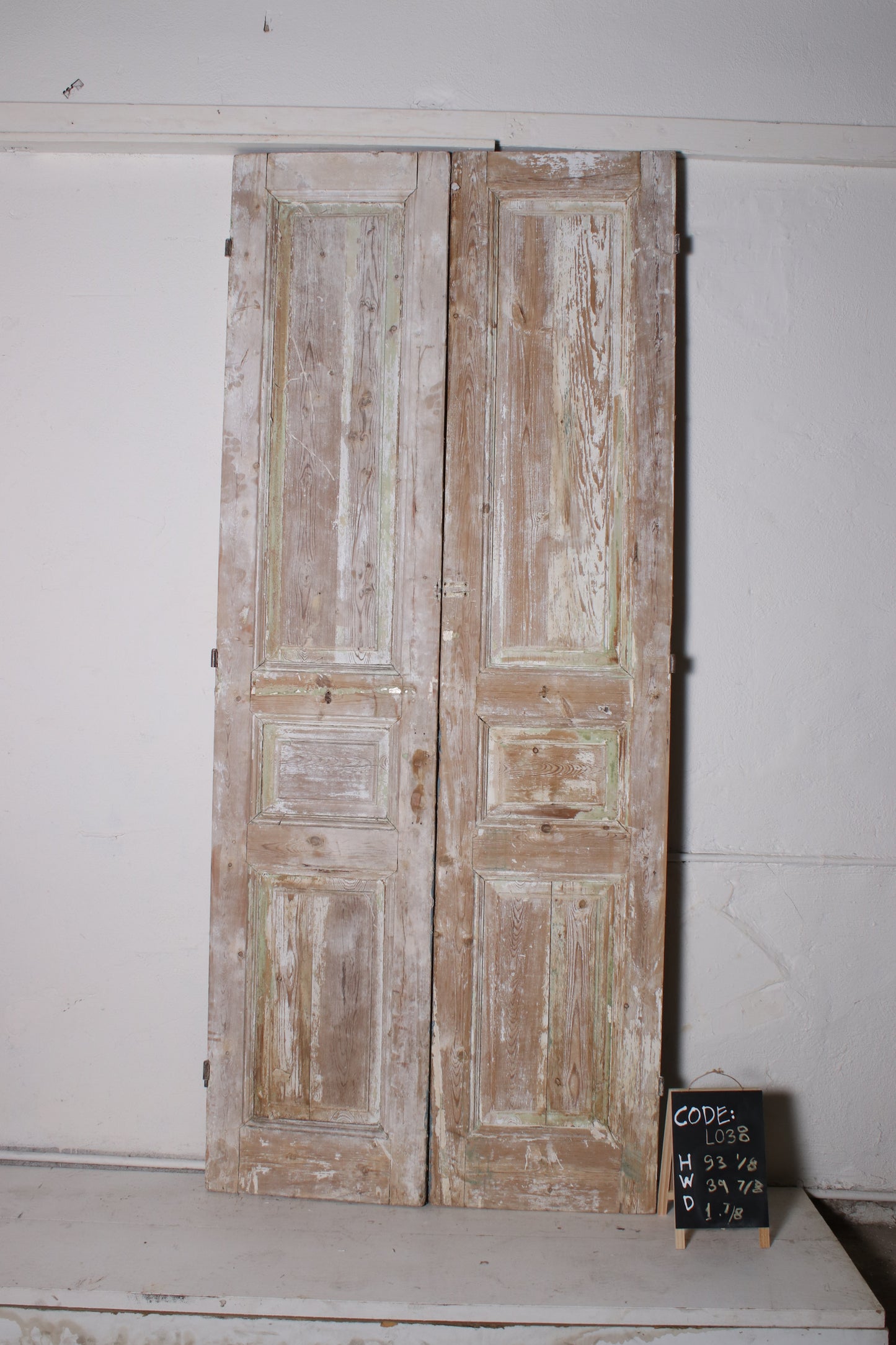 VINTAGE DBL FRENCH DOOR L038