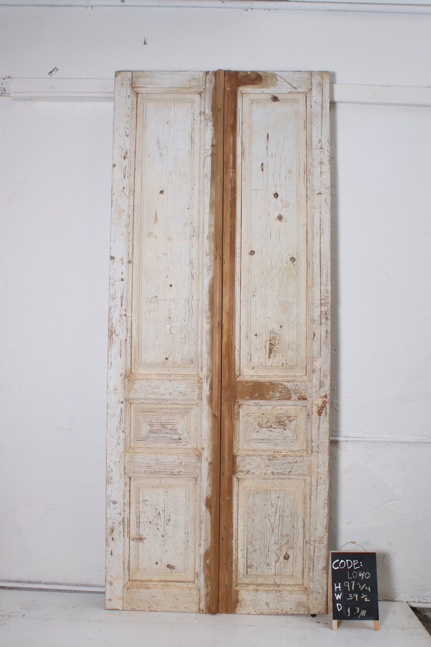 VINTAGE DBL FRENCH DOOR L040