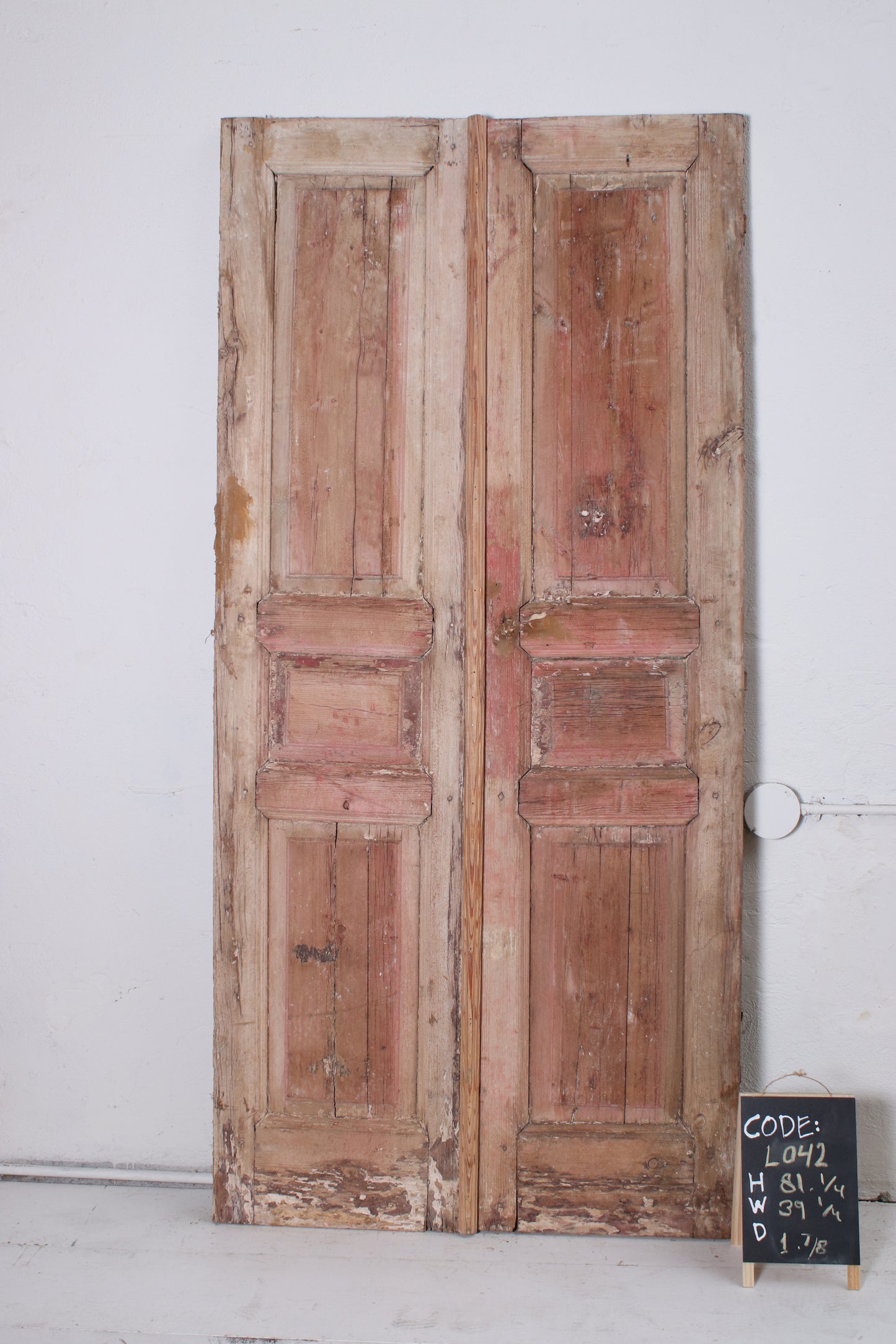 VINTAGE DBL FRENCH DOOR L042