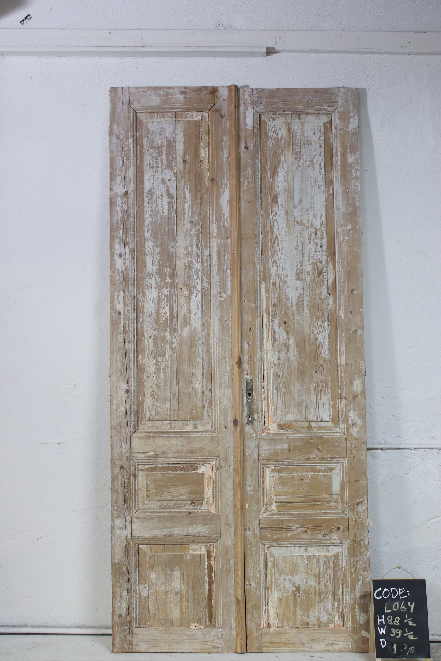 VINTAGE DBL FRENCH DOOR L064