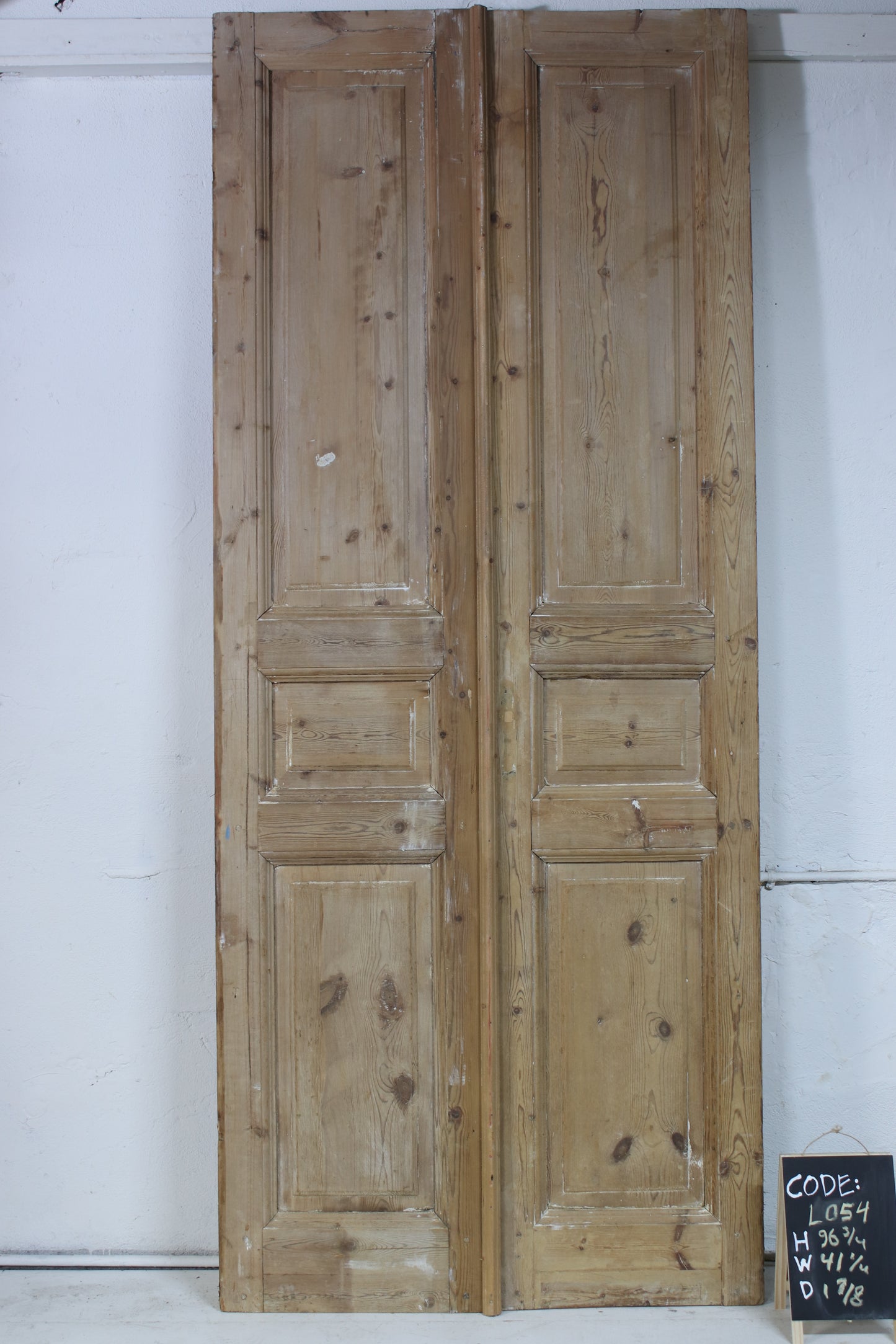 VINTAGE DBL FRENCH DOOR L054