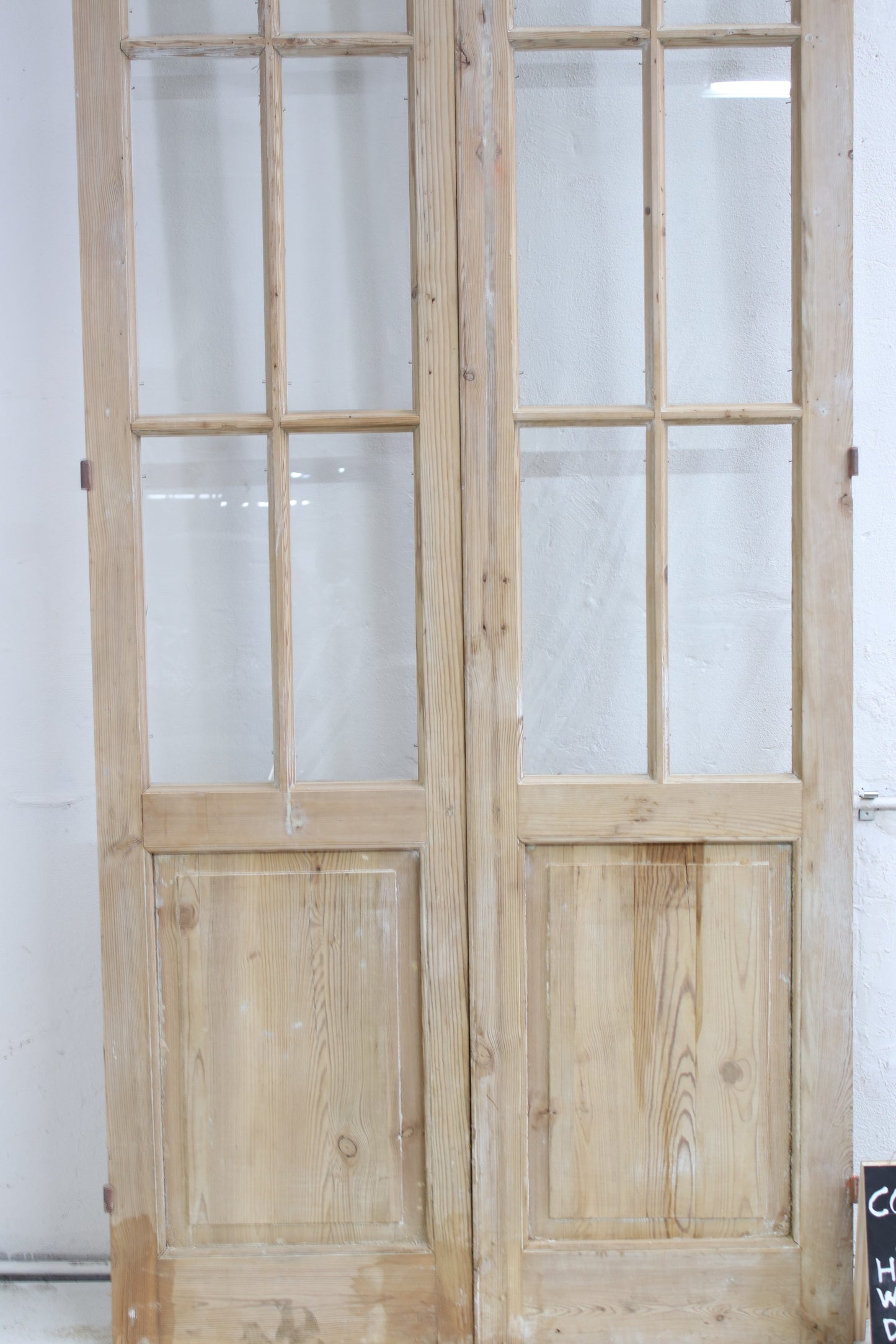 VINTAGE DBL FRENCH  GLASS DOOR L075