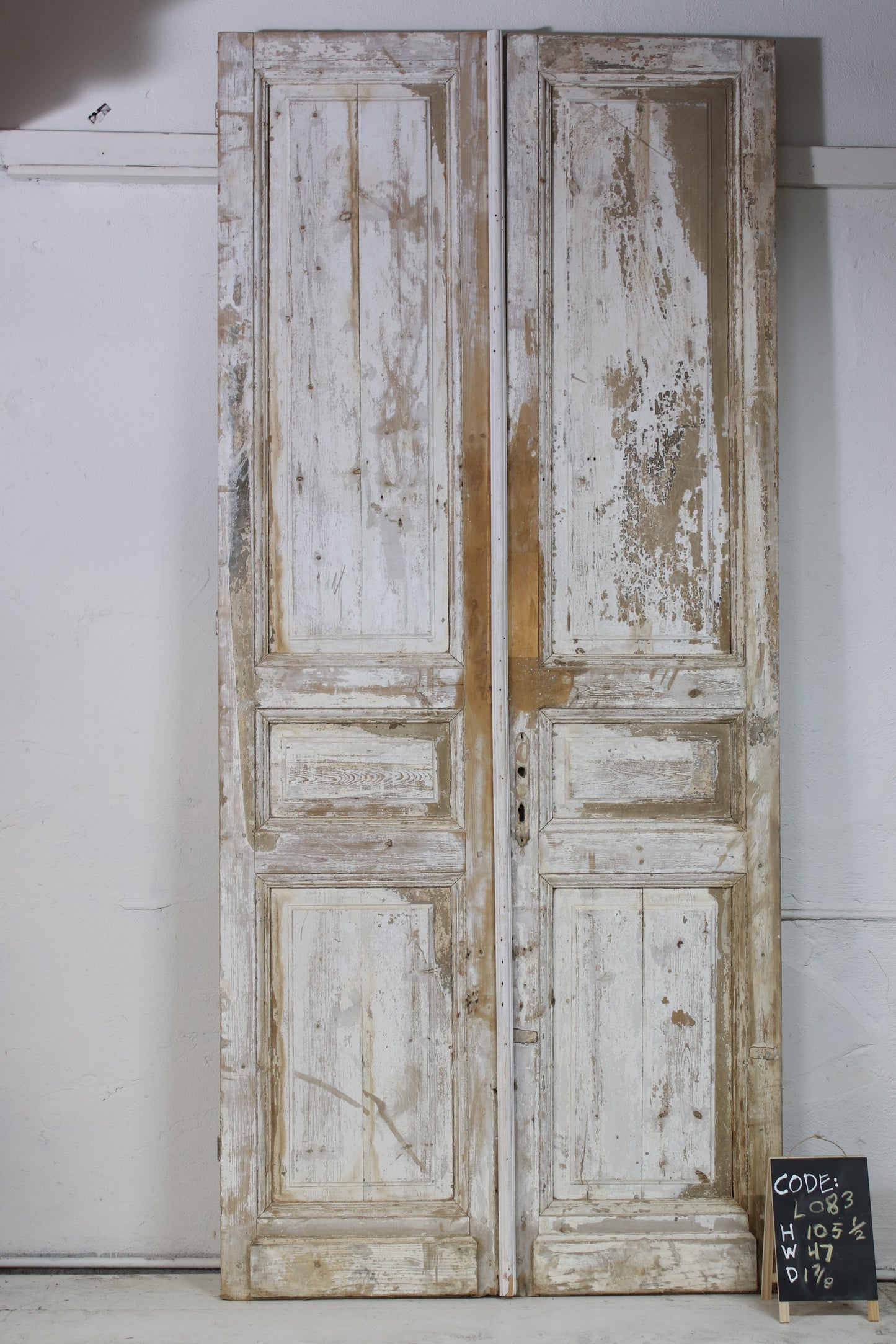 VINTAGE DBL FRENCH  DOOR L083