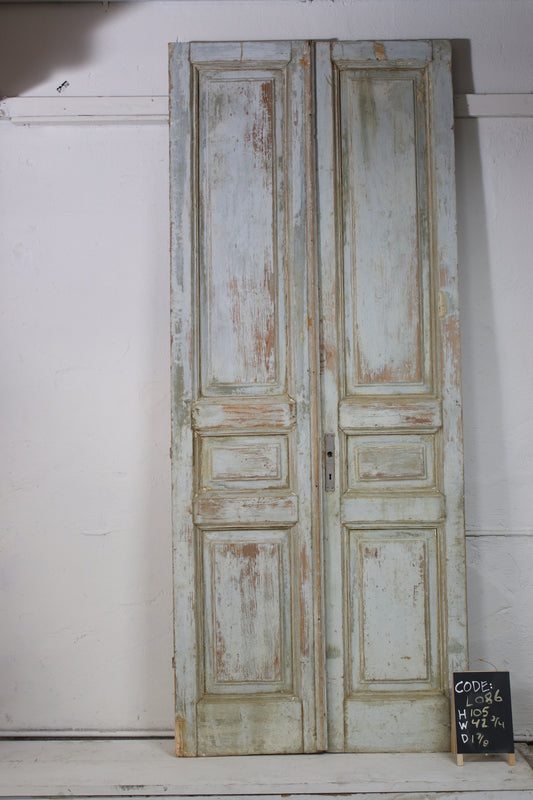 VINTAGE DBL FRENCH  DOOR L086