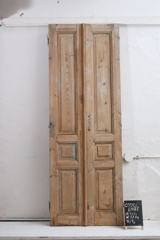 VINTAGE DBL FRENCH  DOOR L087