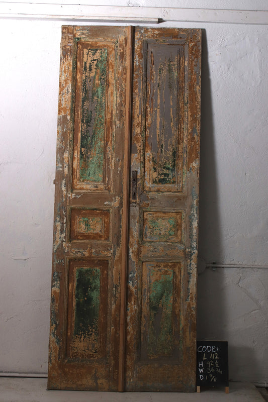 VINTAGE DBL FRENCH  DOOR L112