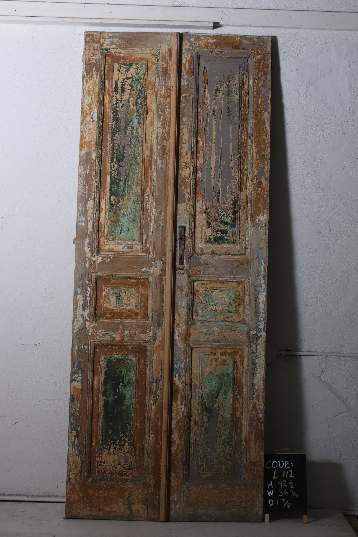 VINTAGE DBL FRENCH  DOOR L112