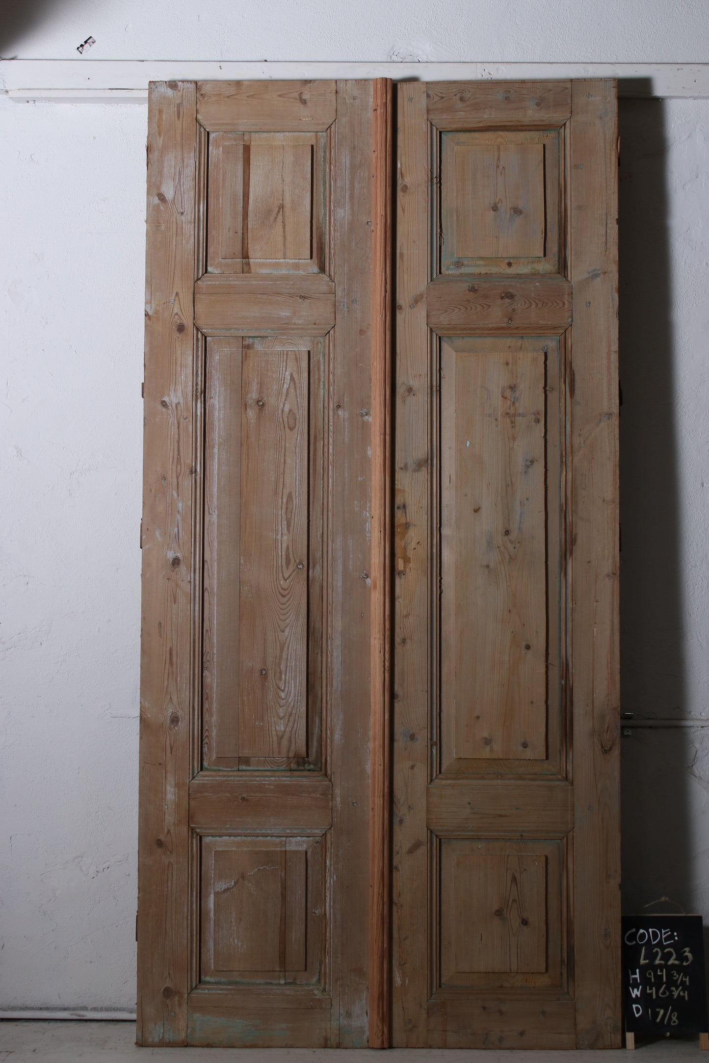 VINTAGE DBL FRENCH  DOOR L223