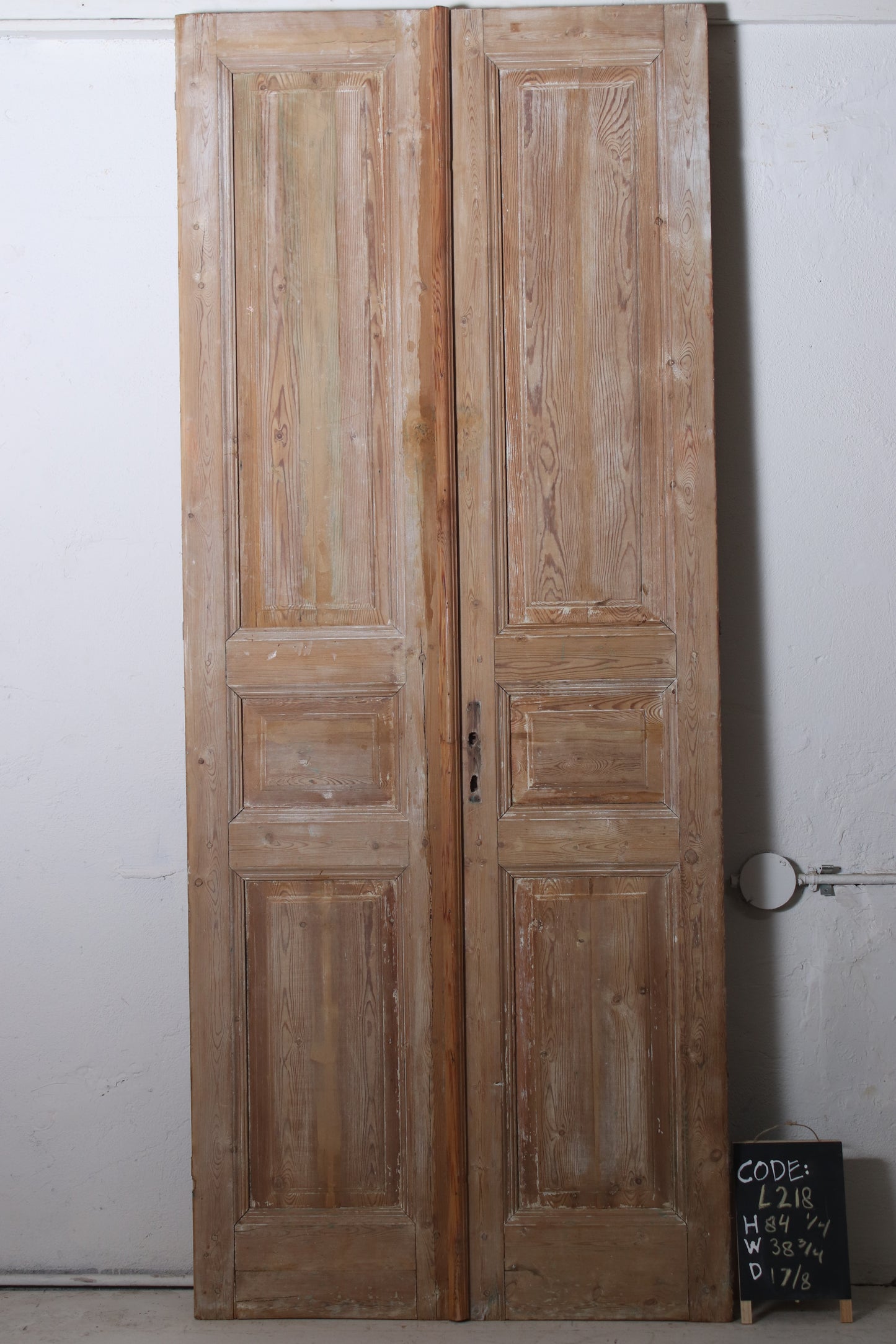 VINTAGE DBL FRENCH  DOOR L218