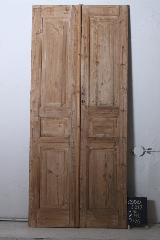 VINTAGE DBL FRENCH  DOOR L217