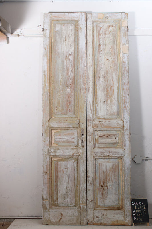 VINTAGE DBL FRENCH  DOOR L202