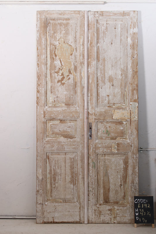 VINTAGE DBL FRENCH  DOOR L192