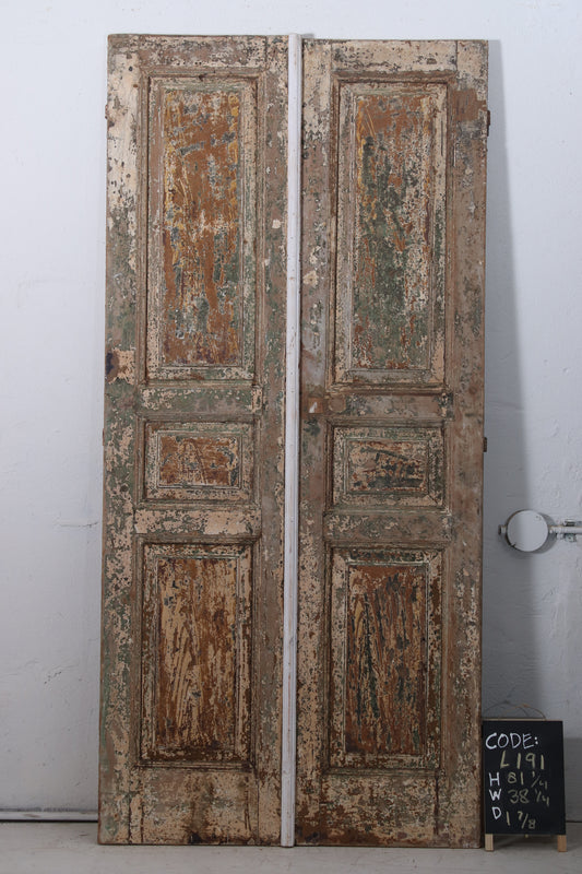 VINTAGE DBL FRENCH  DOOR L191