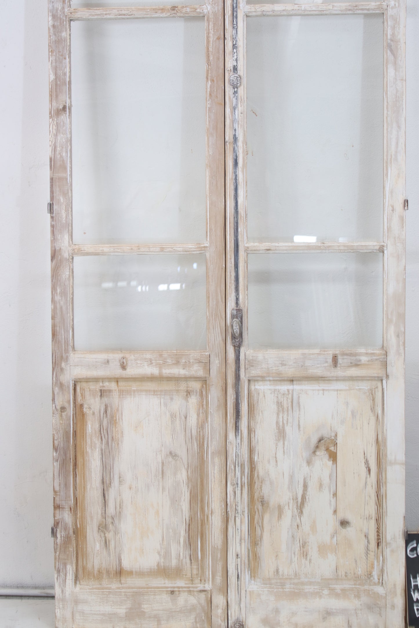 VINTAGE DBL FRENCH  GLASS DOOR L157