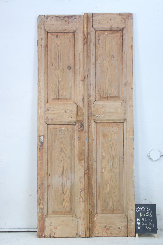 VINTAGE DBL FRENCH DOOR L156