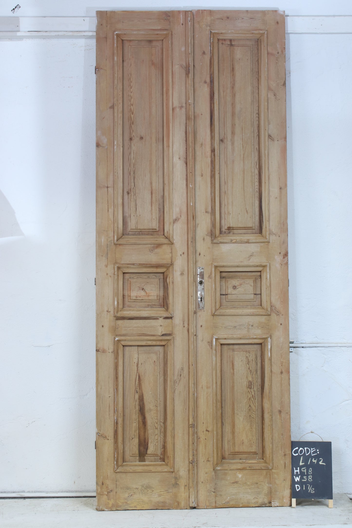 VINTAGE DBL FRENCH DOOR L142