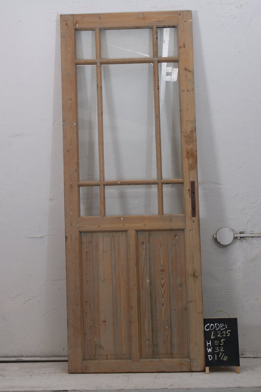 VINTAGE SINGLE GLASS DOOR L235