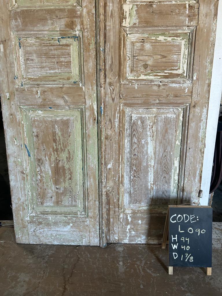 VINTAGE DBL FRENCH  DOOR L090