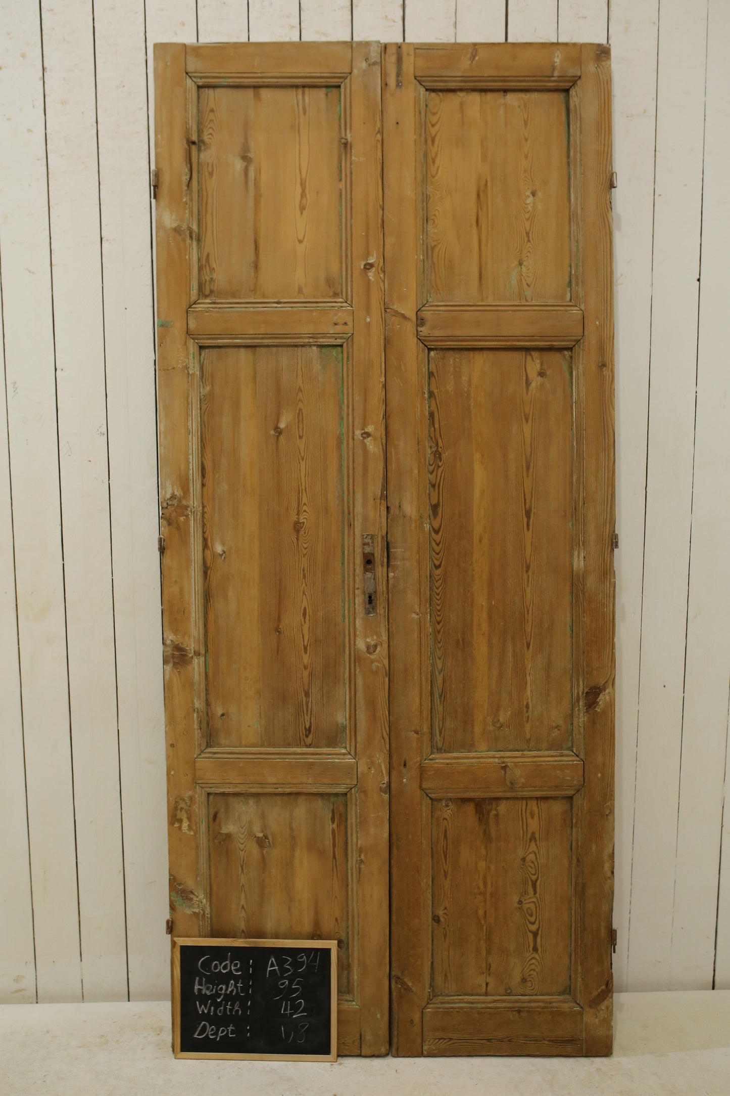 VINTAGE DBL FRENCH DOOR A394