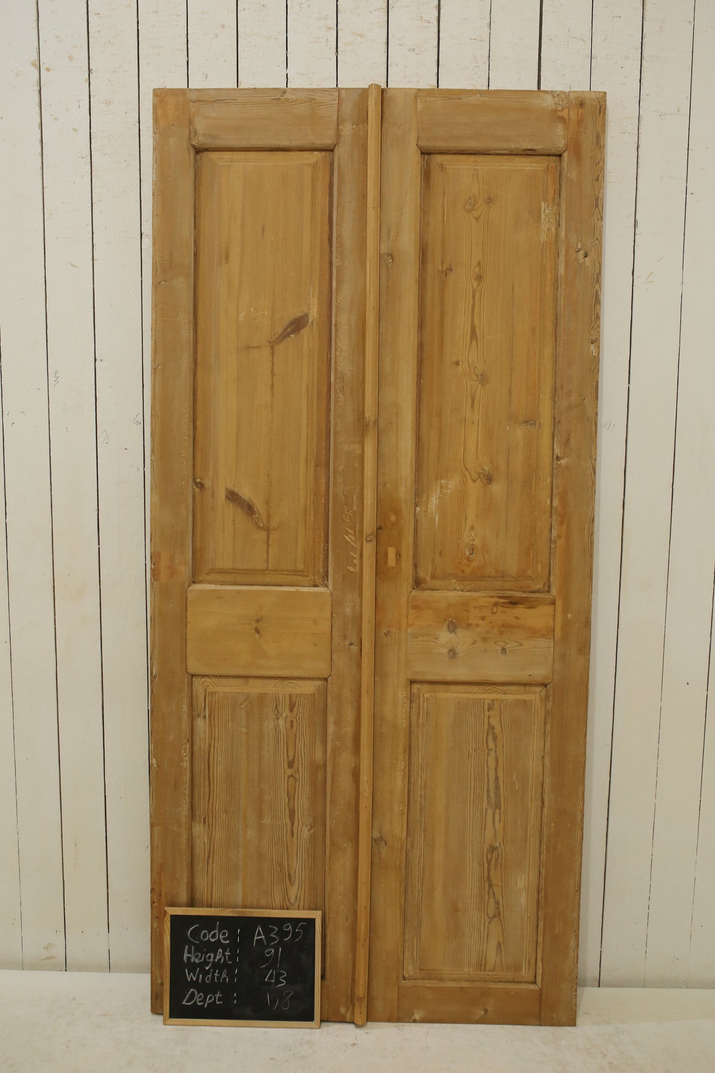 VINTAGE DBL FRENCH DOOR A395