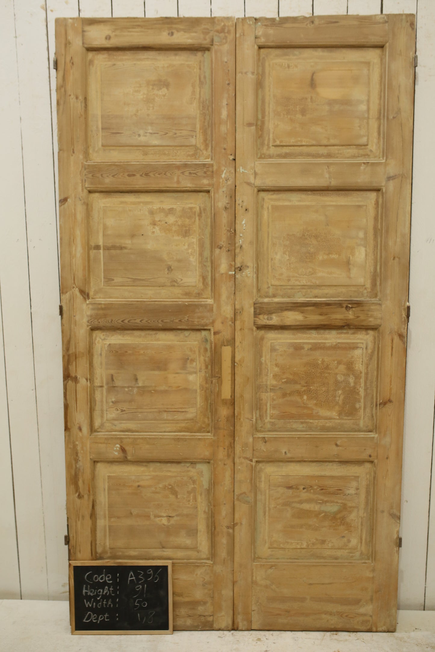 VINTAGE DBL FRENCH DOOR A396