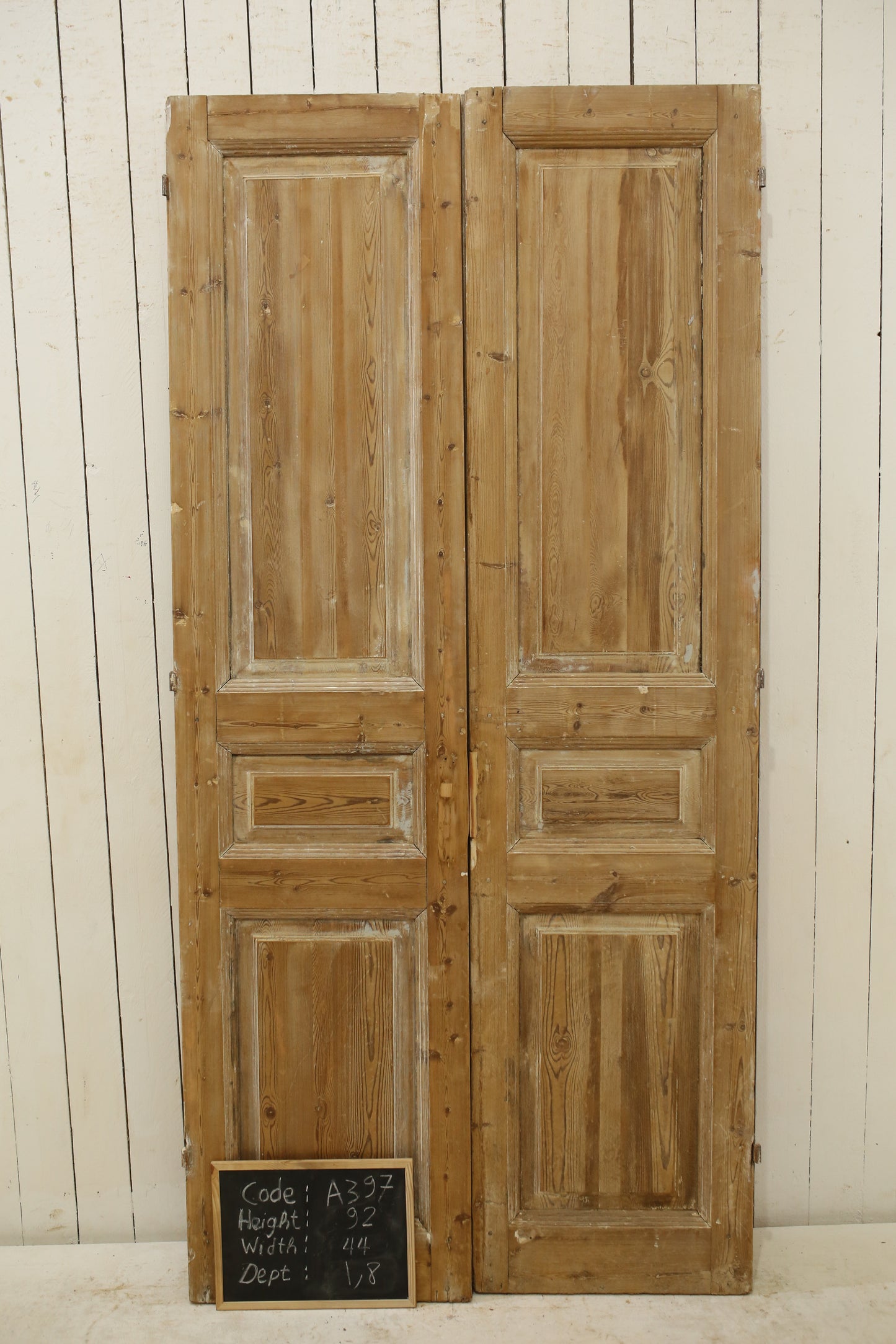 VINTAGE DBL FRENCH DOOR A397