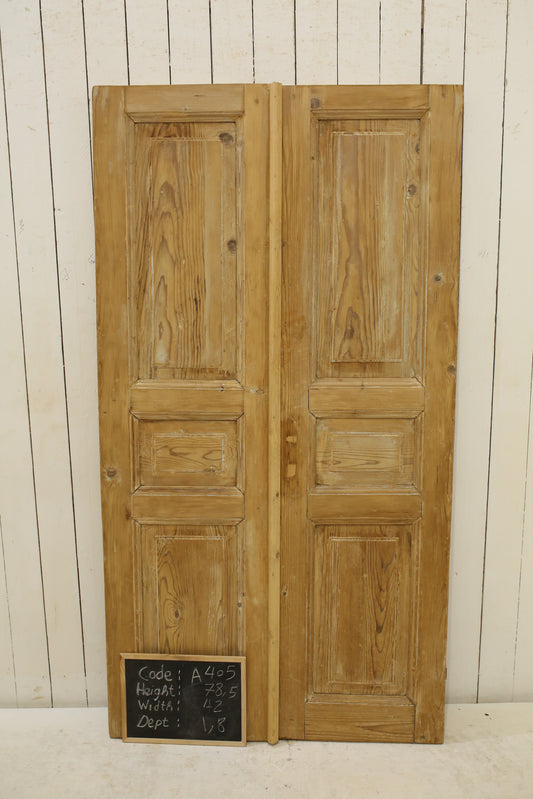 VINTAGE DBL FRENCH DOOR A405