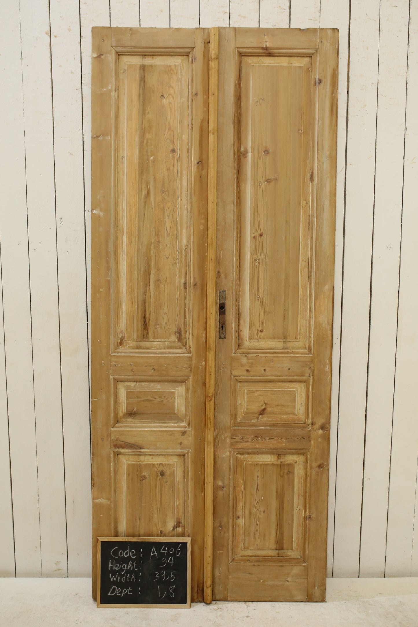 VINTAGE DBL FRENCH DOOR A406