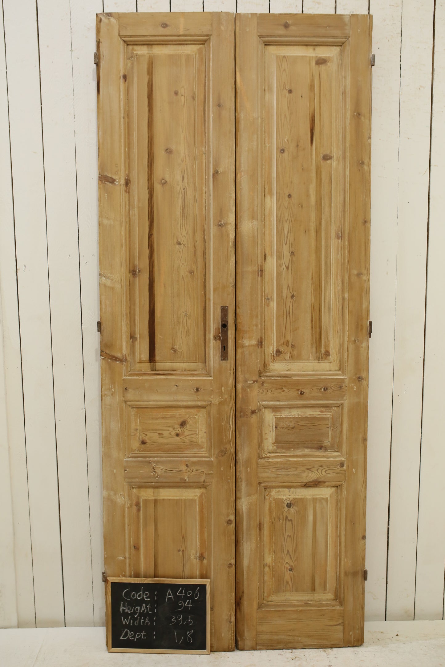 VINTAGE DBL FRENCH DOOR A406