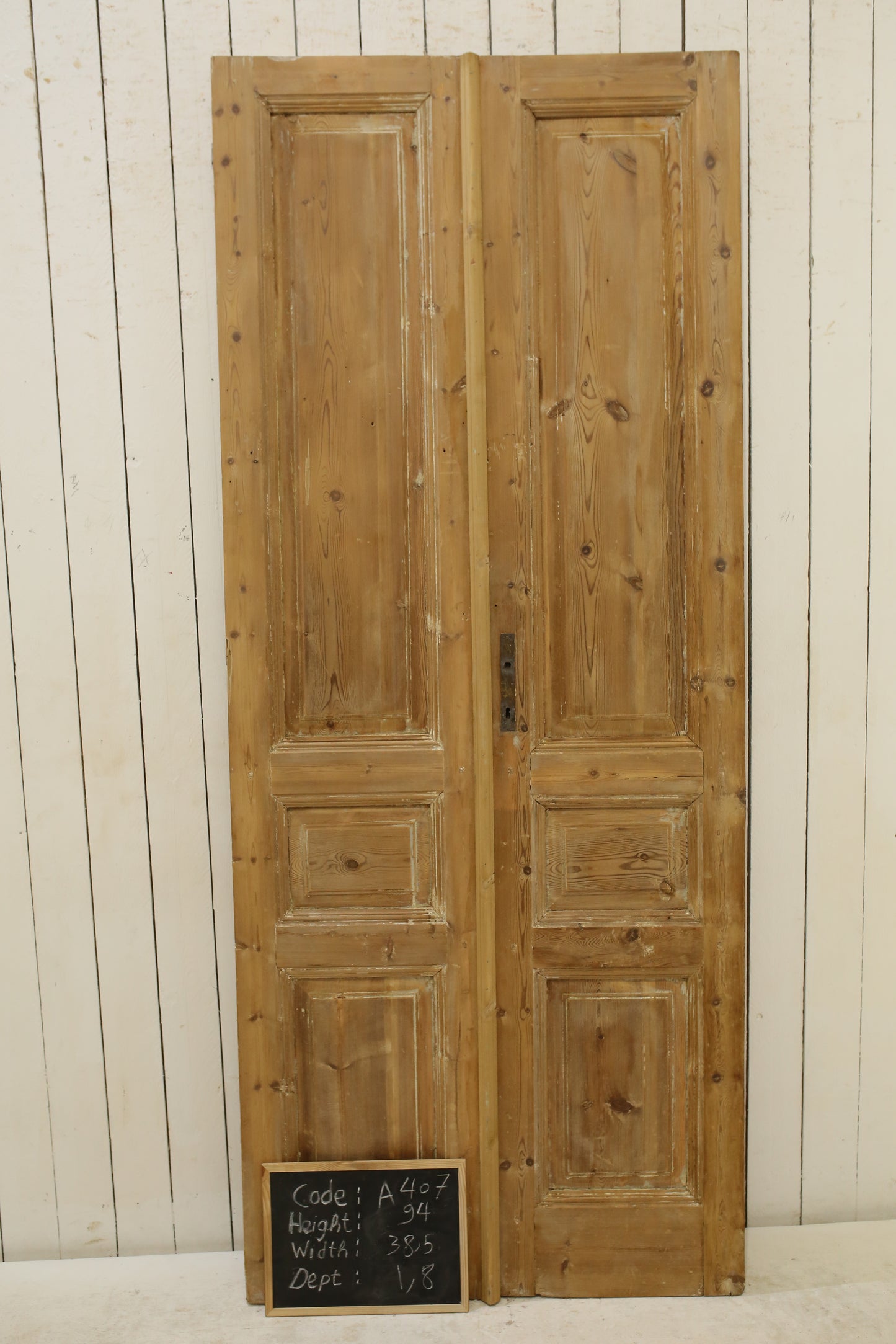 VINTAGE DBL FRENCH DOOR A407