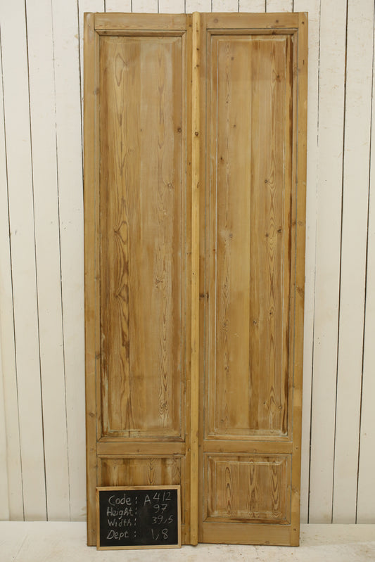 VINTAGE DBL FRENCH DOOR A412