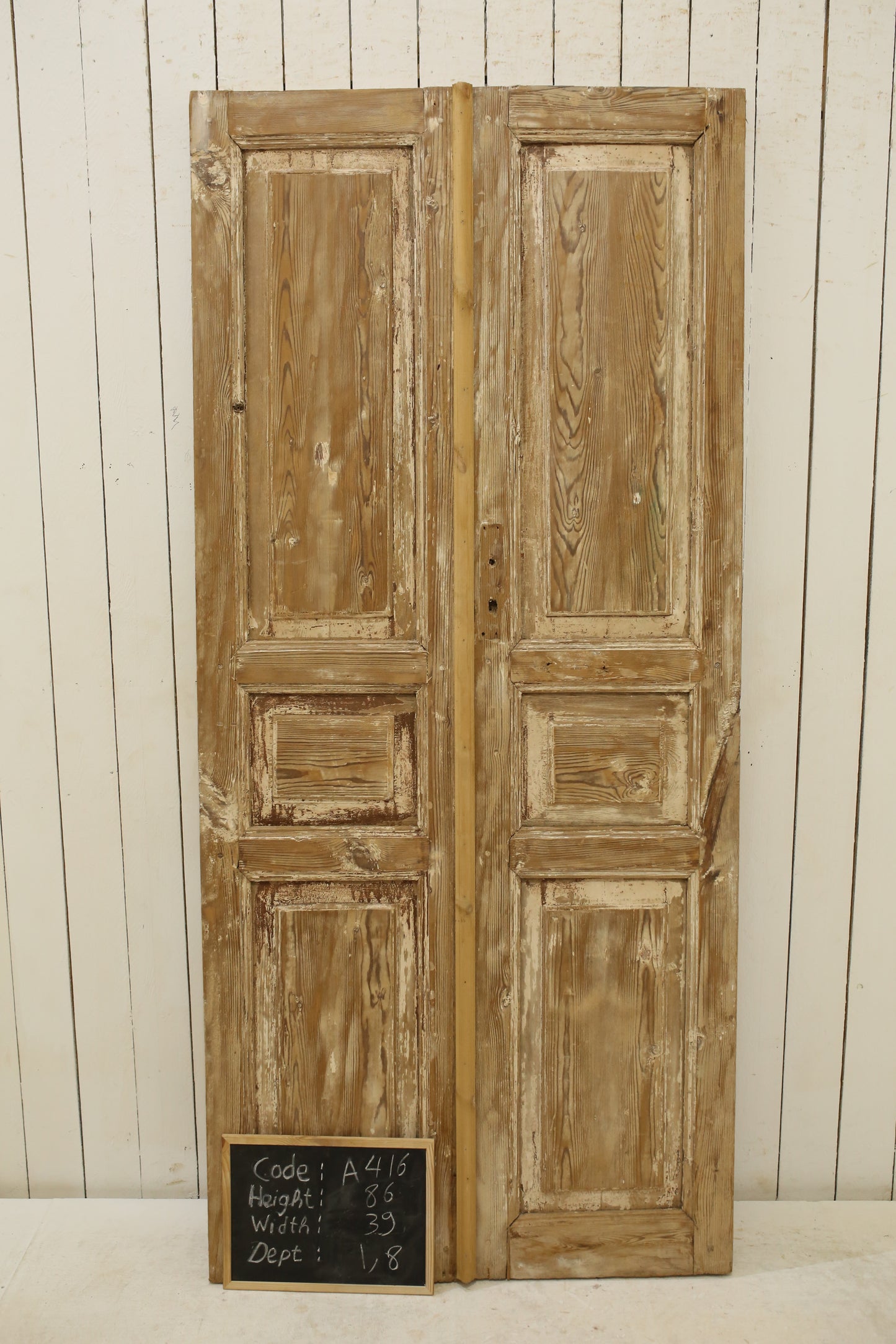 VINTAGE DBL FRENCH DOOR A416