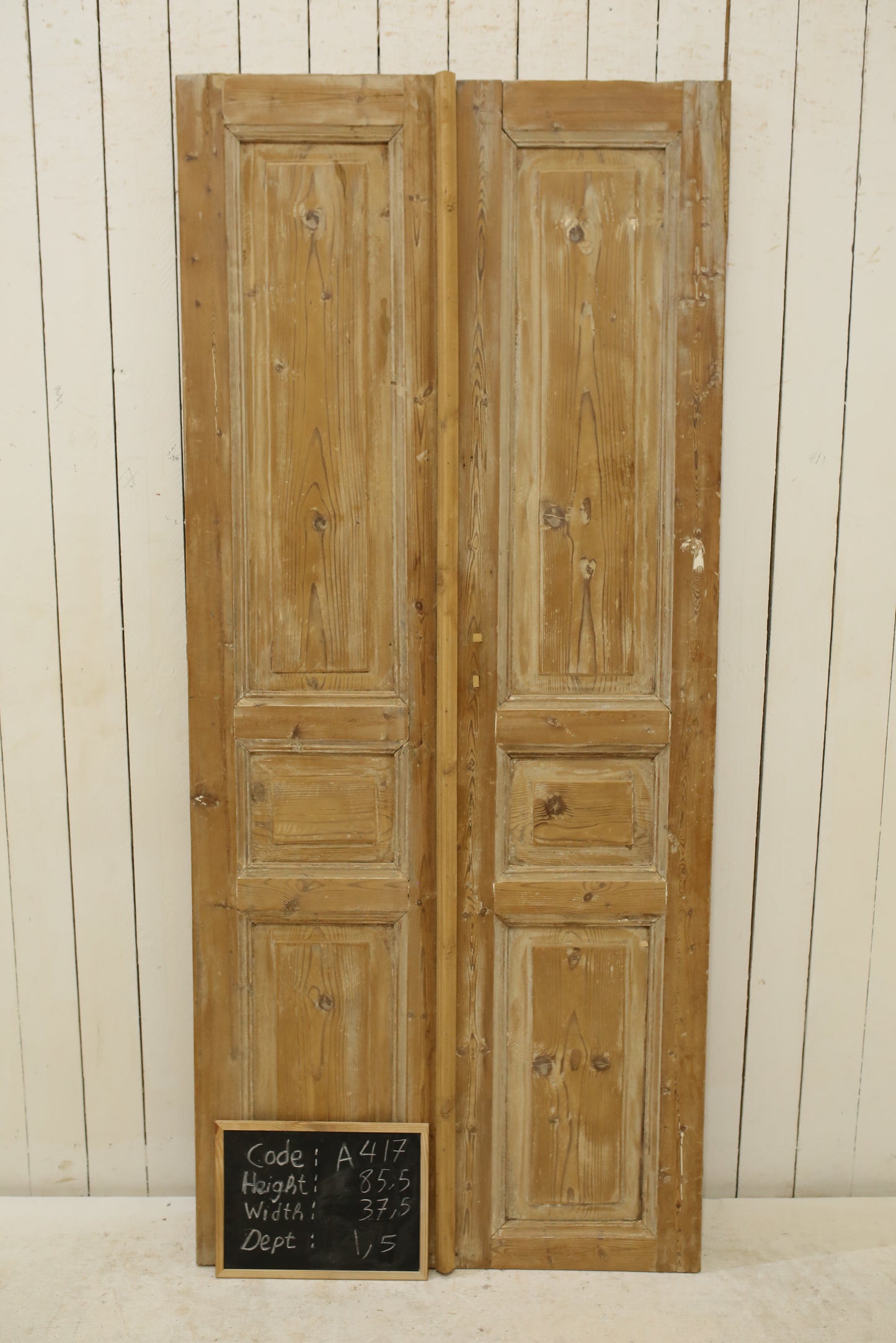 VINTAGE DBL FRENCH DOOR A417