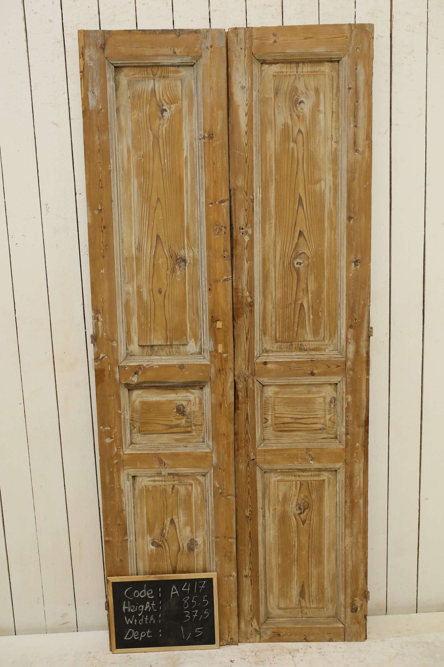 VINTAGE DBL FRENCH DOOR A417