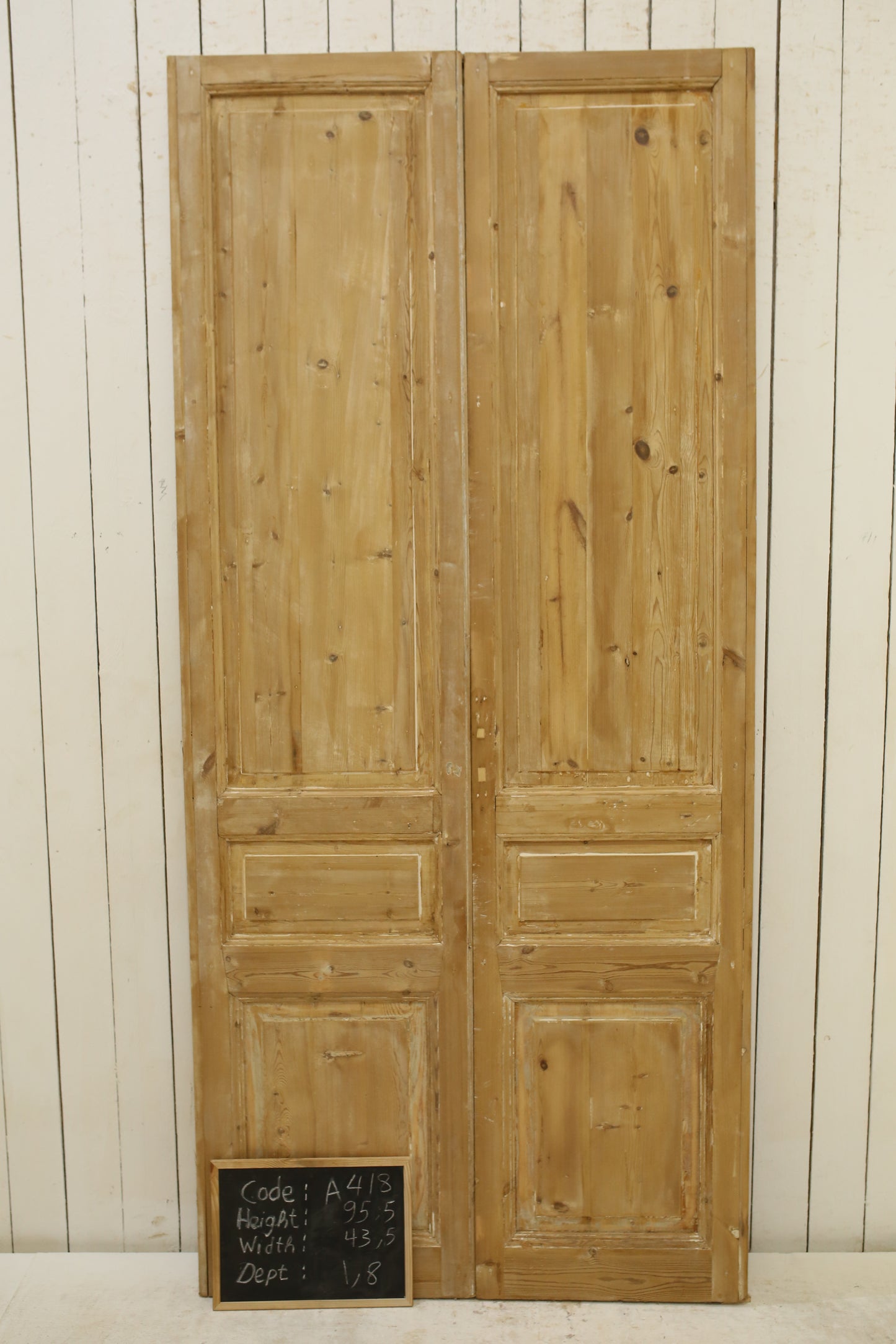 VINTAGE DBL FRENCH DOOR A418