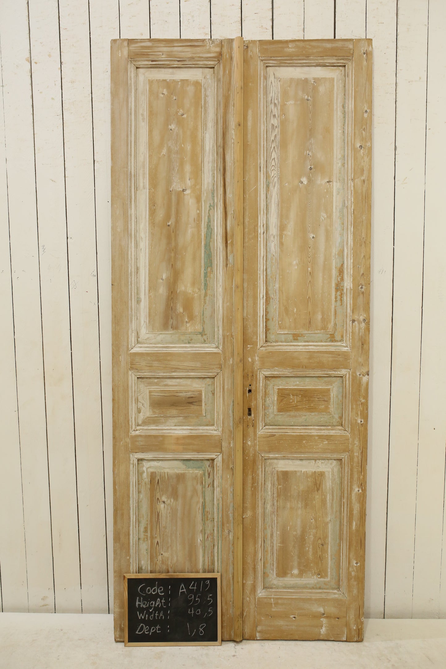 VINTAGE DBL FRENCH DOOR A419