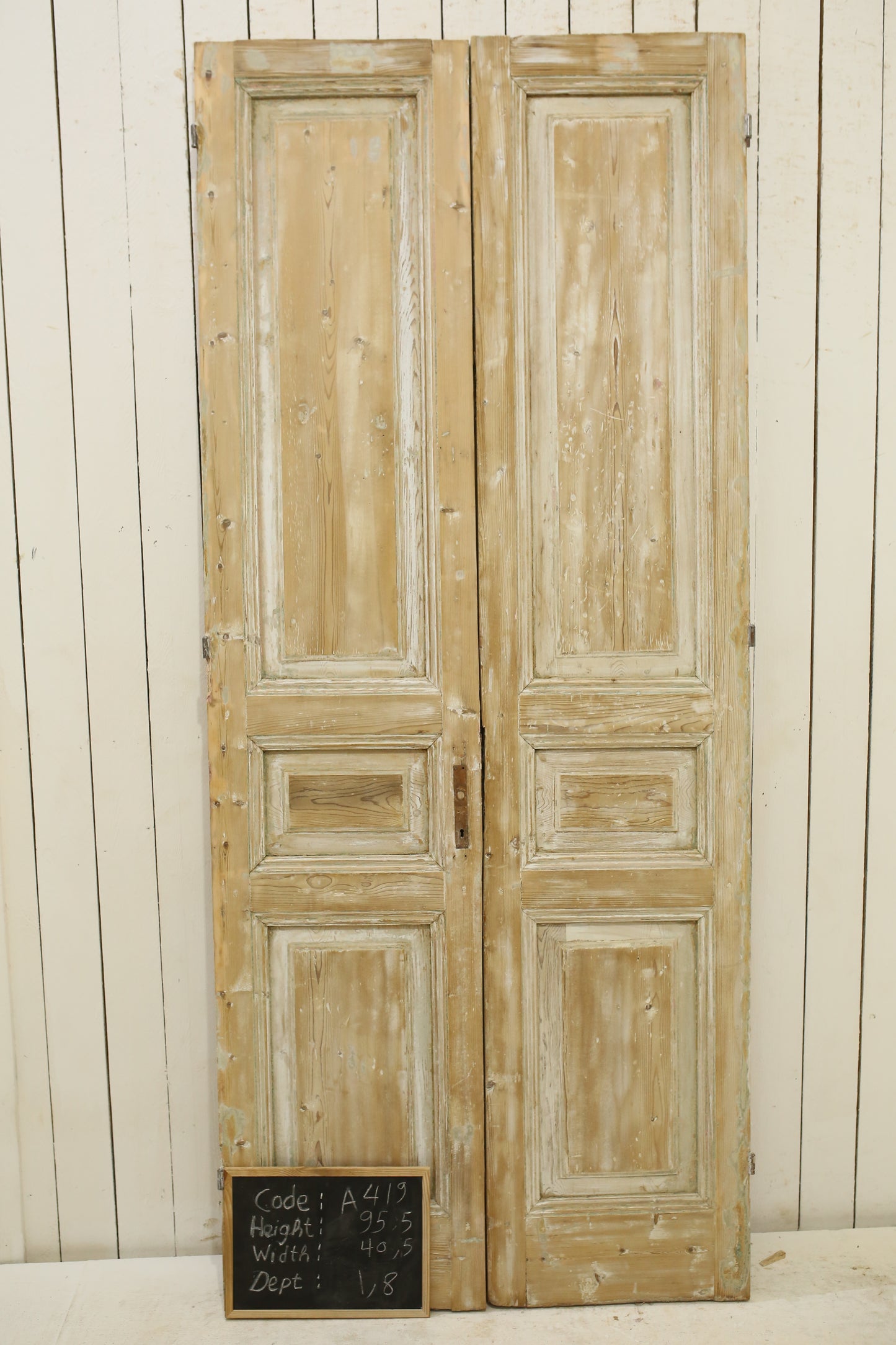 VINTAGE DBL FRENCH DOOR A419