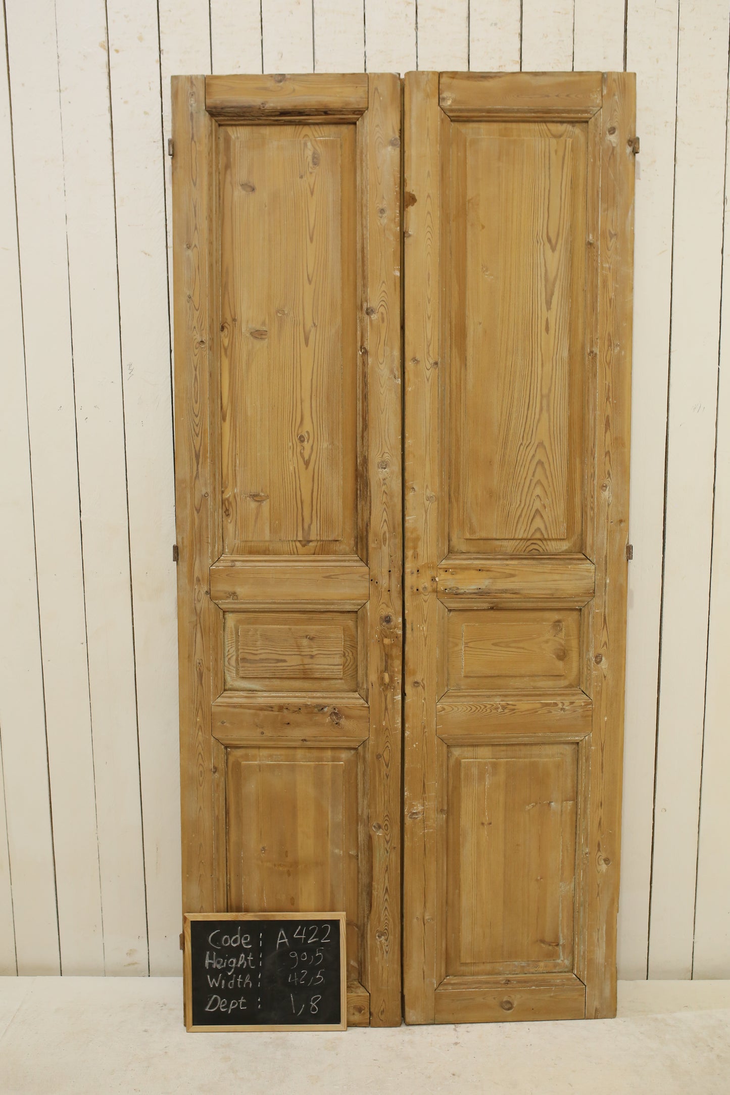 VINTAGE DBL FRENCH DOOR A422