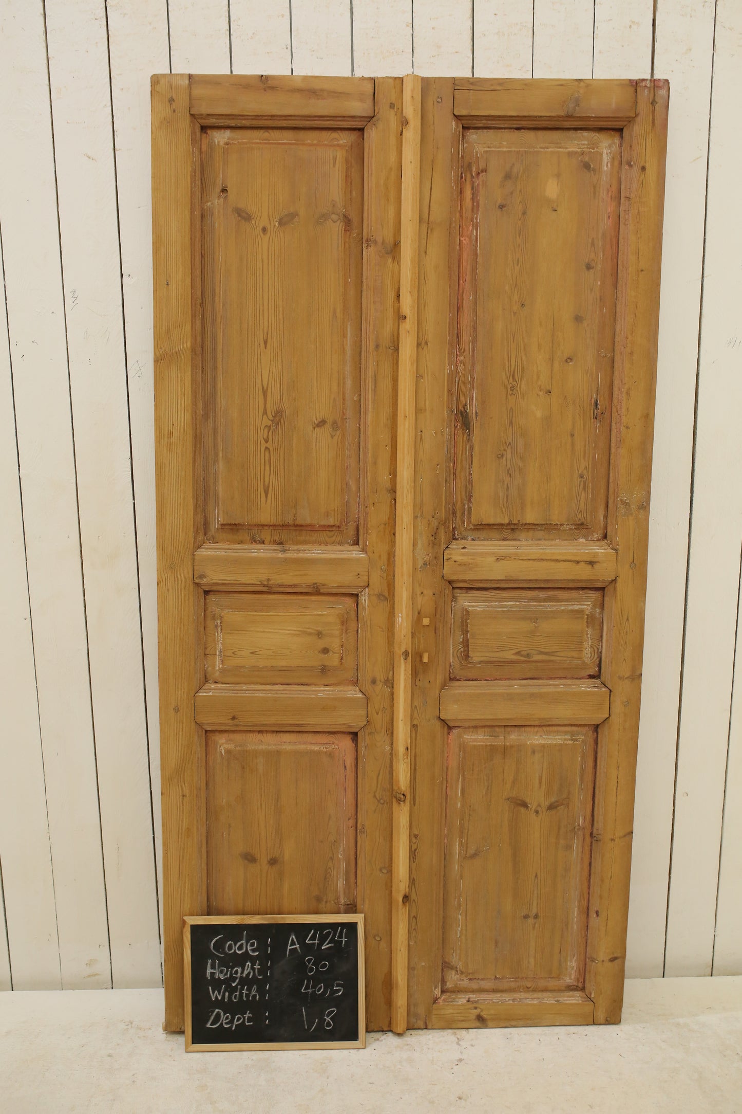 VINTAGE DBL FRENCH DOOR A424