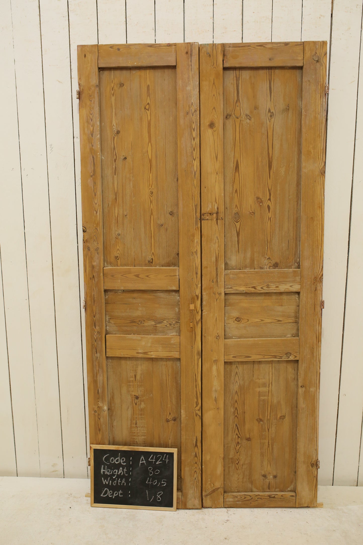 VINTAGE DBL FRENCH DOOR A424