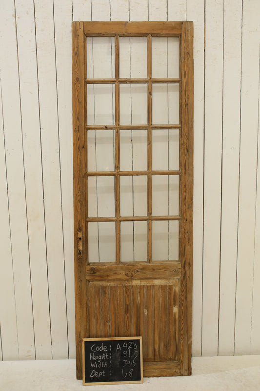 VINTAGE SINGLE GLASS DOOR A428