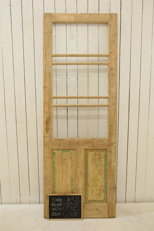 VINTAGE SINGLE GLASS DOOR A431