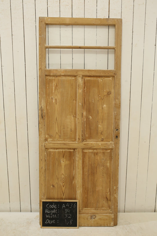 VINTAGE SINGLE GLASS DOOR A436