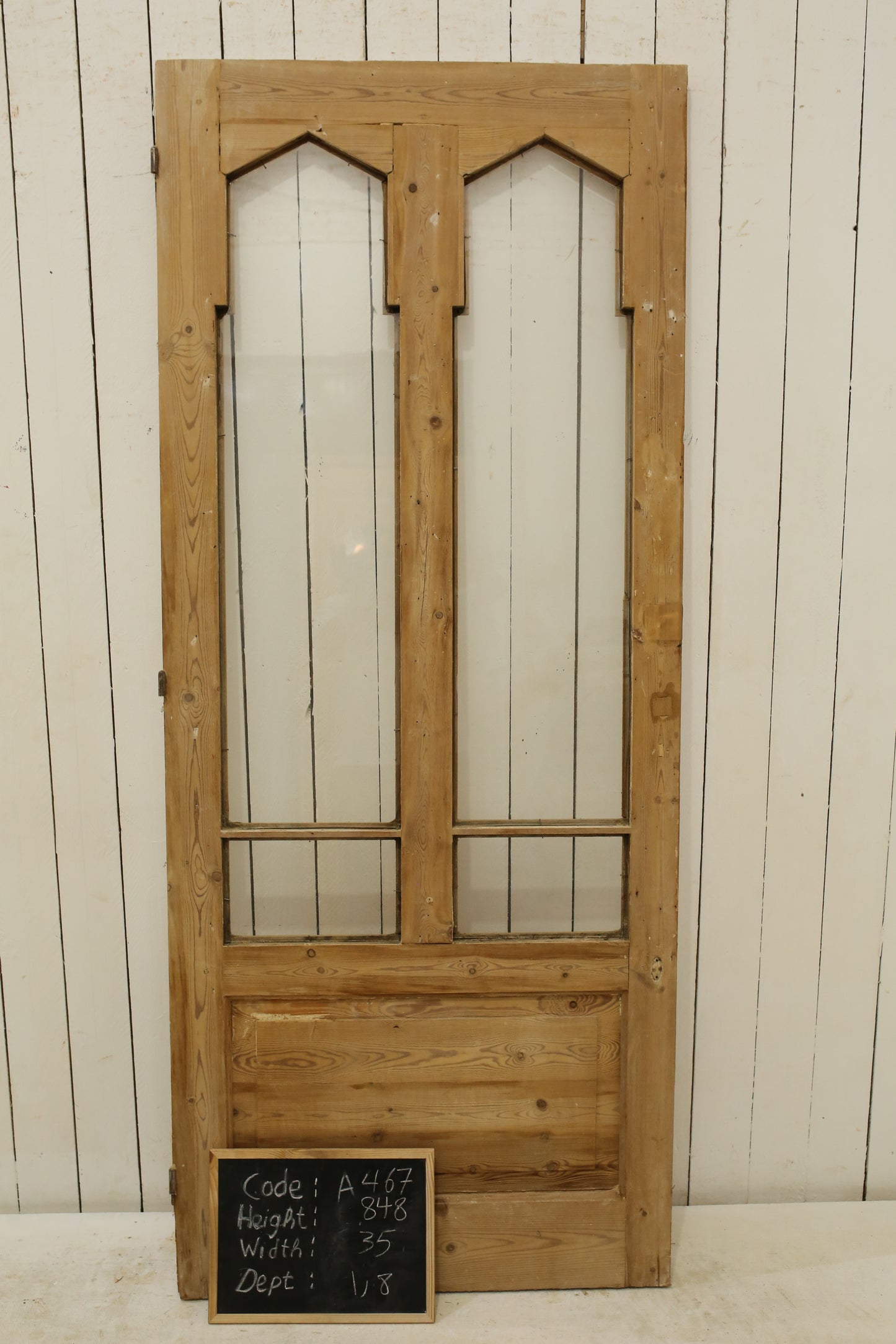 VINTAGE SINGLE GLASS DOOR A467