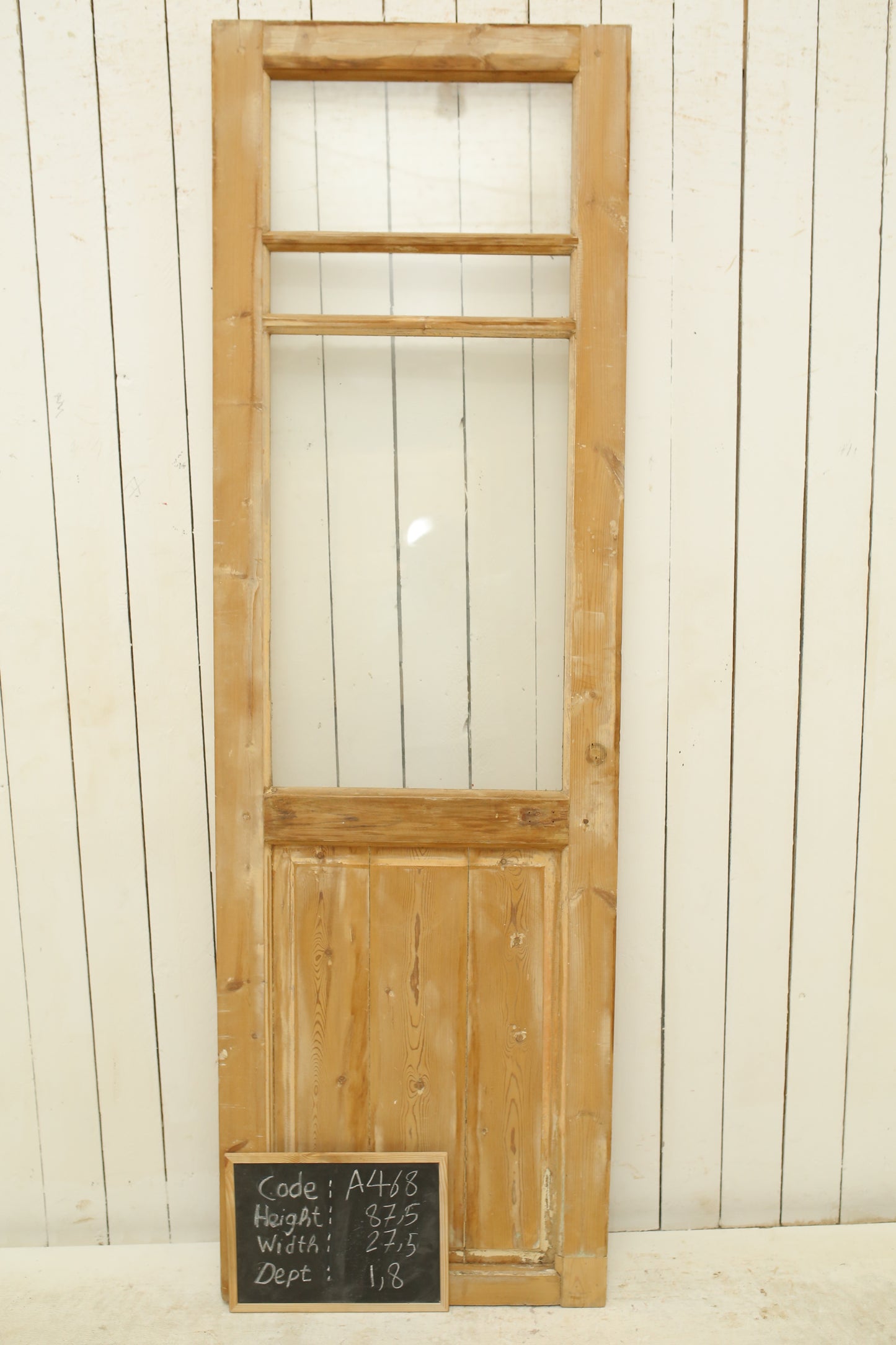 VINTAGE SINGLE GLASS DOOR A468