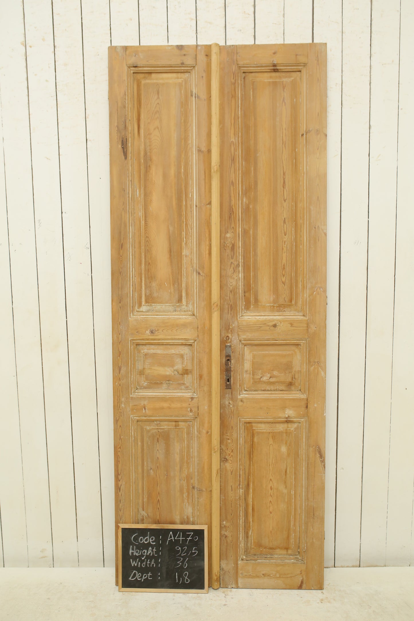 VINTAGE DBL FRENCH DOOR A470